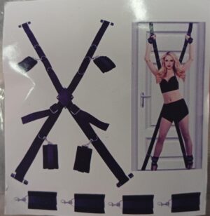 BDSM sexo columpio puerta suspensión tobillo y muñequeras