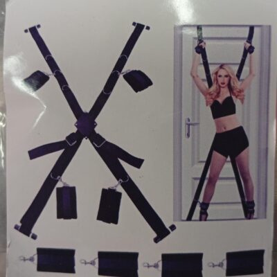 BDSM sexo columpio puerta suspensión tobillo y muñequeras