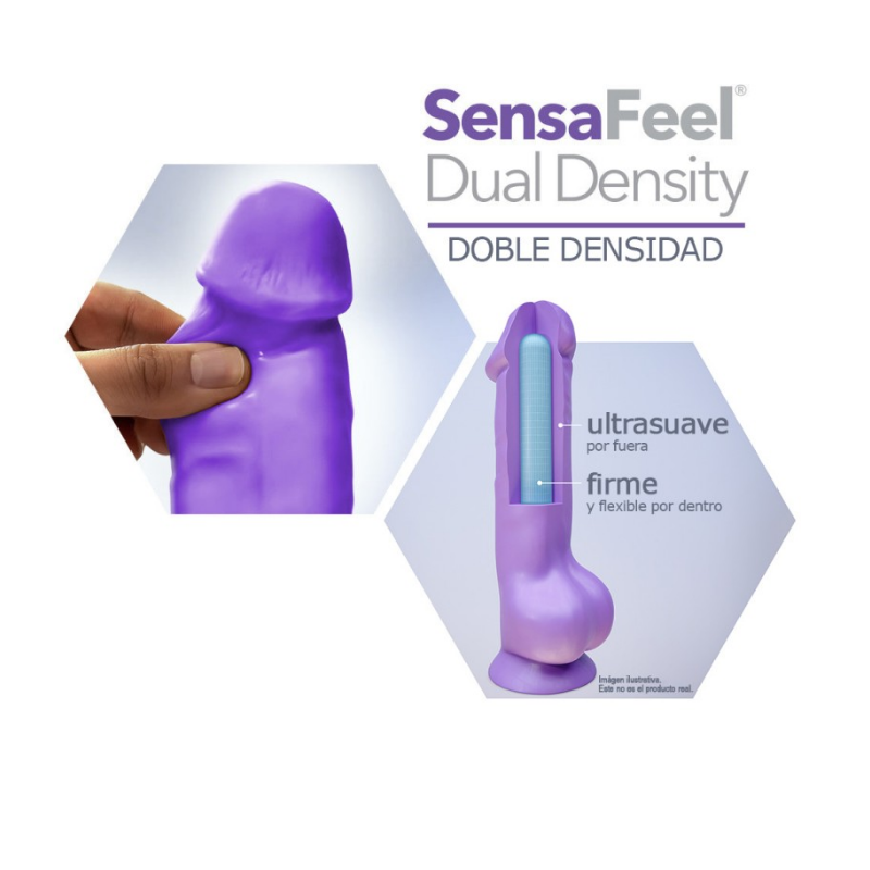 Neo Dildo Doble Densidad 19 cm - Blush