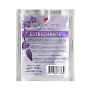 Sachet Lubricante Estrechante Íntimo Tonificante