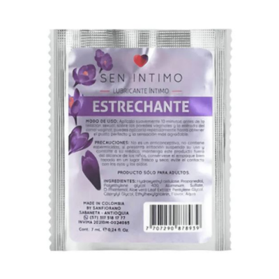 Sachet Lubricante Estrechante Íntimo Tonificante