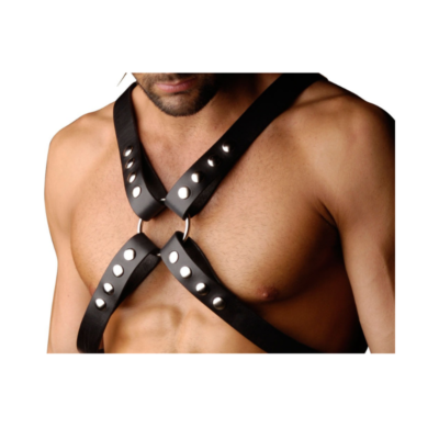 Arnés para pecho de cuero BDSM