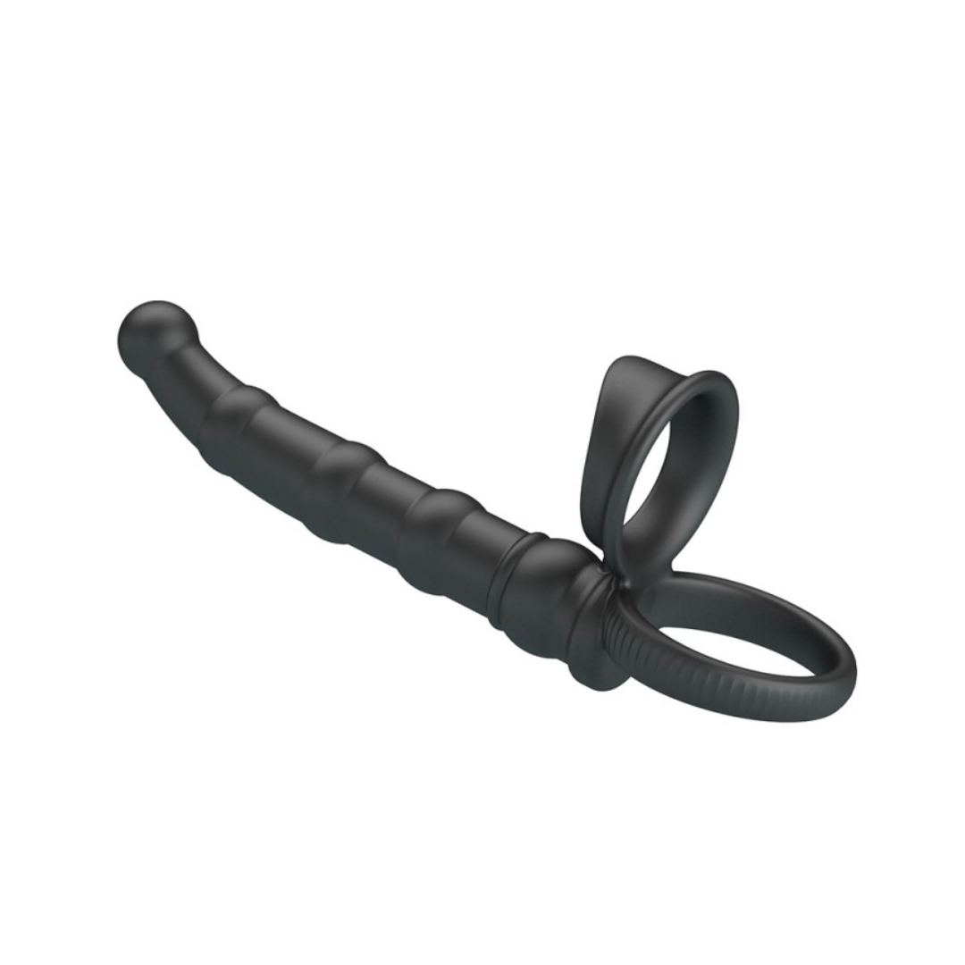 3 Tatum Anillo con Plug para Doble Penetración