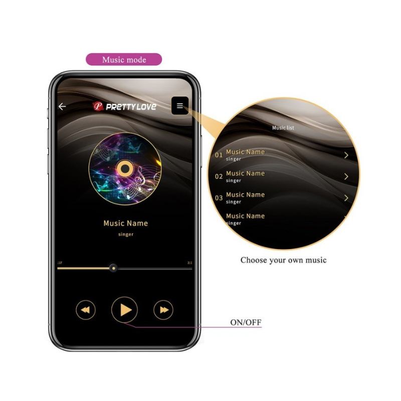 Casper Huevo Vibrador Super Soft con APP