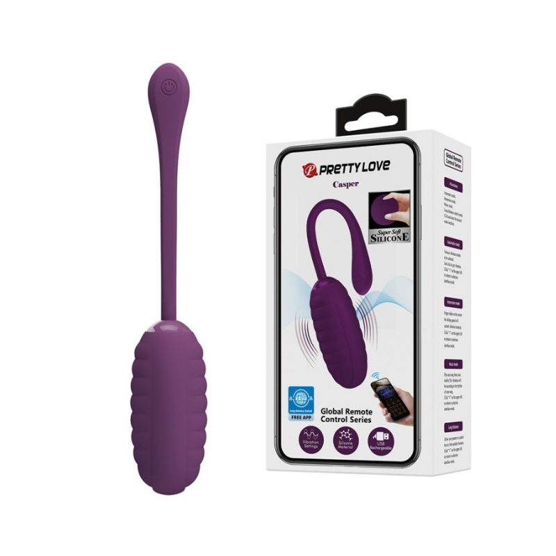 Casper Huevo Vibrador Super Soft con APP