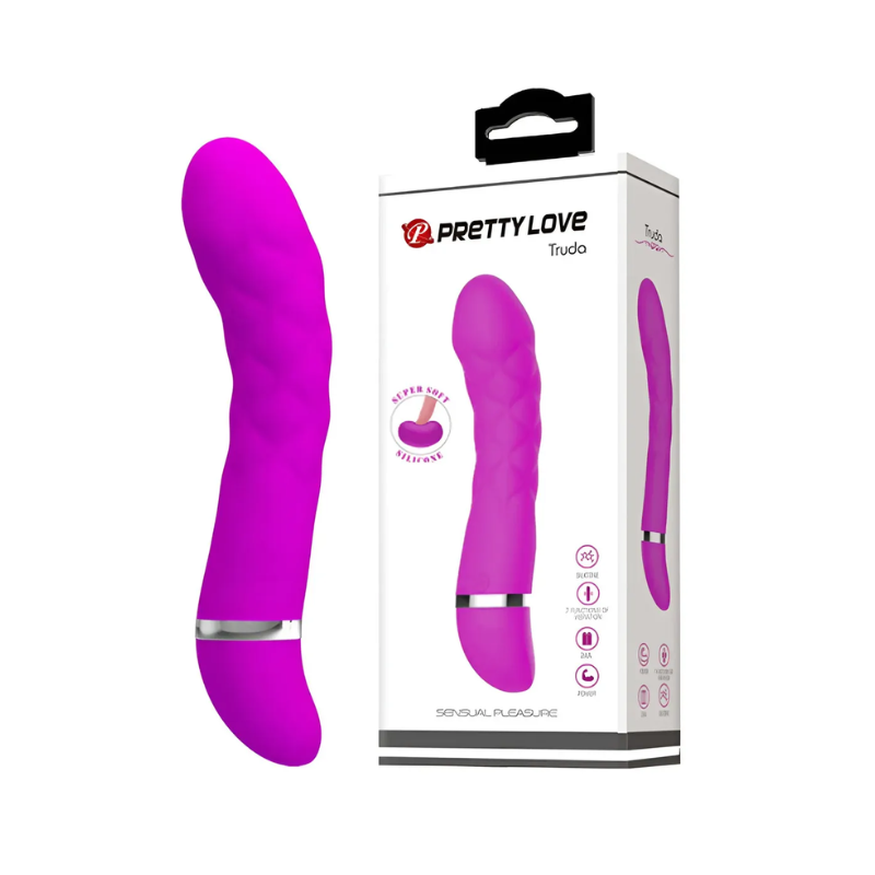 Vibrador Pretty Love Truda 7 Funciones Silicona Waterproof Color Fucsia