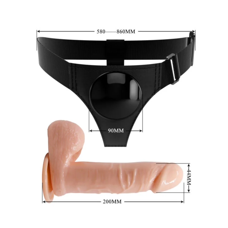4 Arnés sexual con dildo Tom