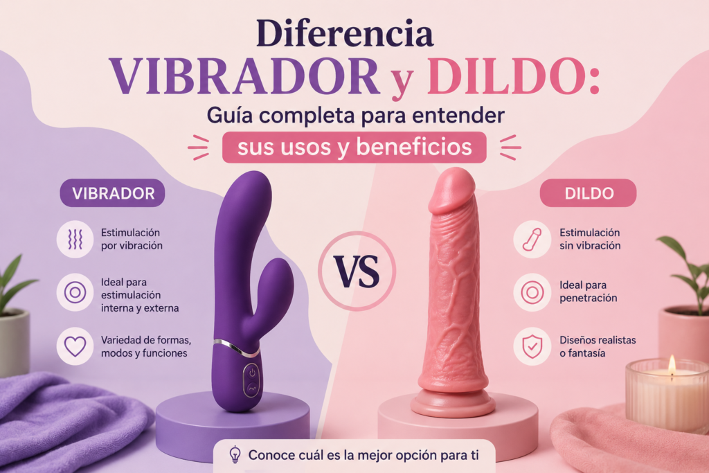 diferencia vibrador y dildo