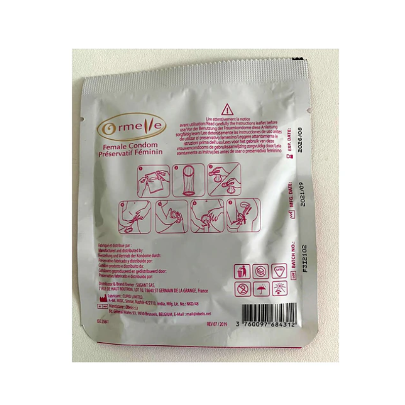 Condón Femenino de Látex Ormelle ( 1 Unidad )
