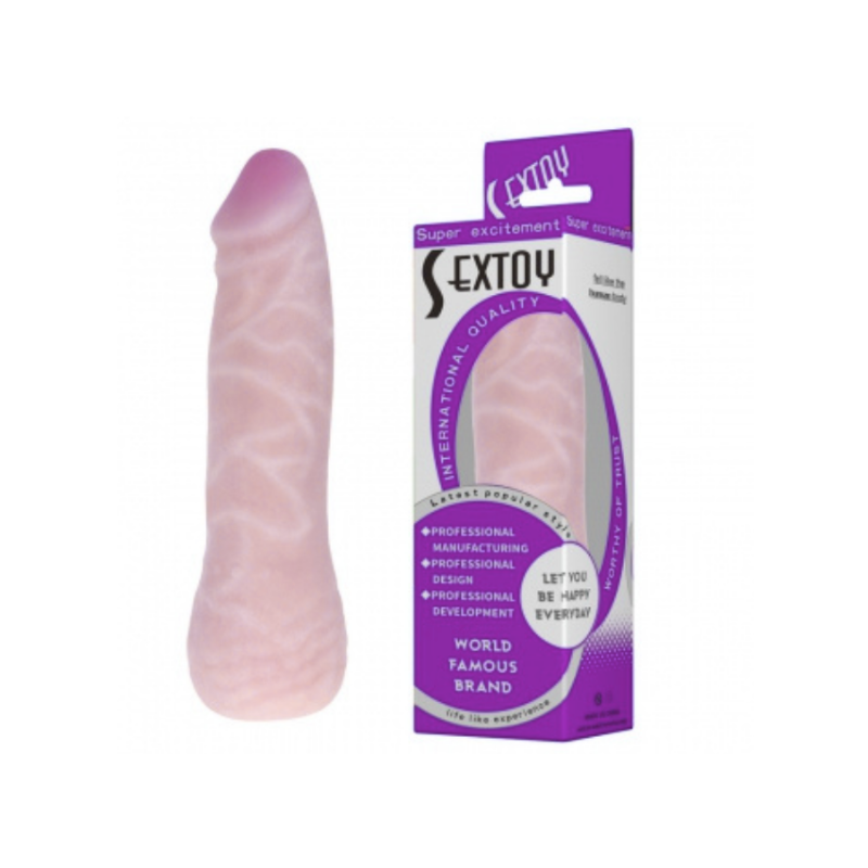 Dildo clásico con cabeza redondeada