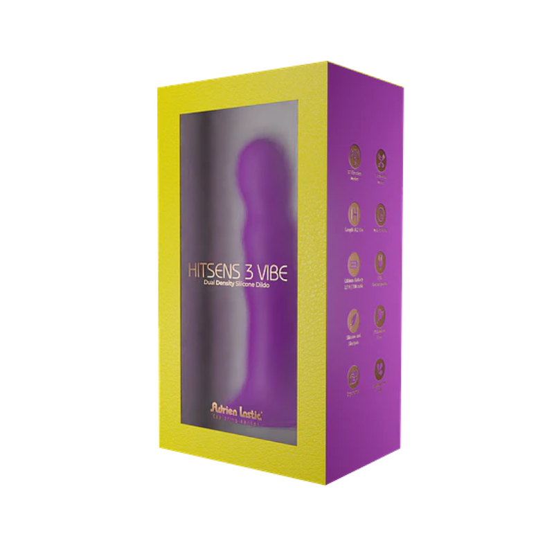 Dildo Vibrador Hitsens 3 Vibe Purple Recargable