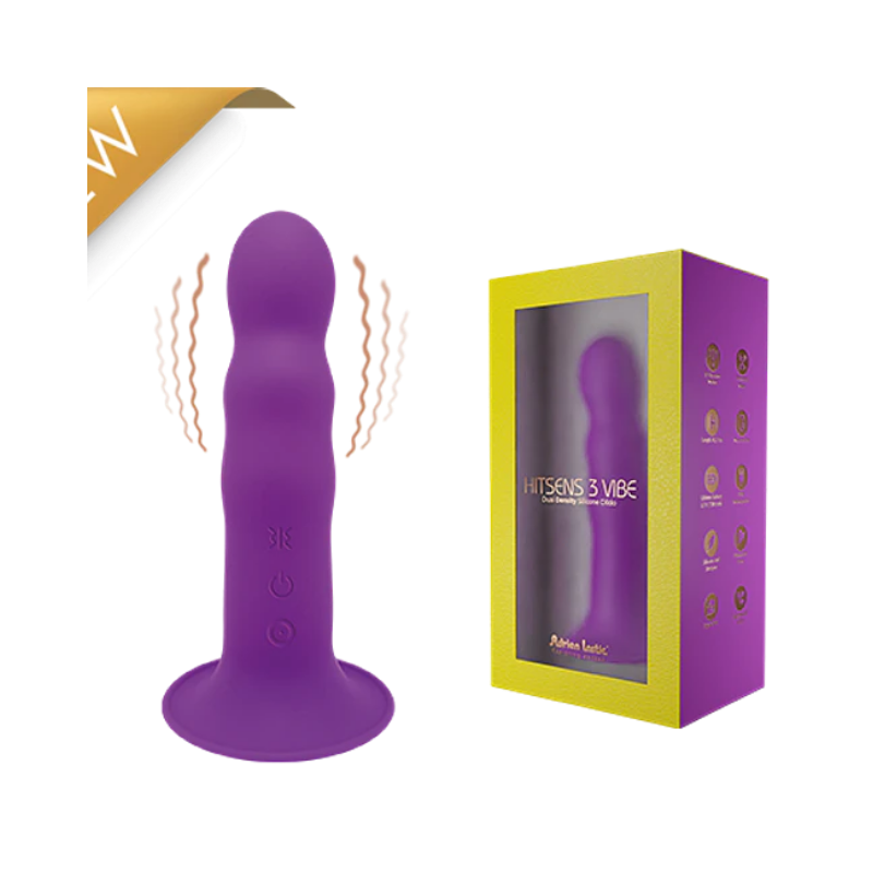 Dildo Vibrador Hitsens 3 Vibe Purple Recargable