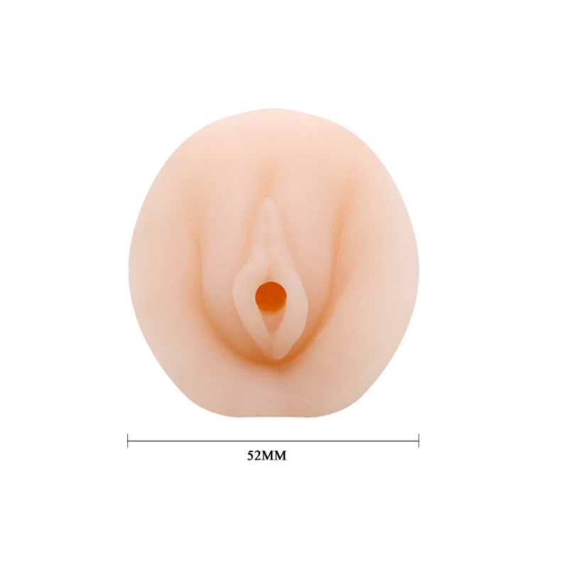 Masturbador realista con vagina estrecha y túnel acanalado