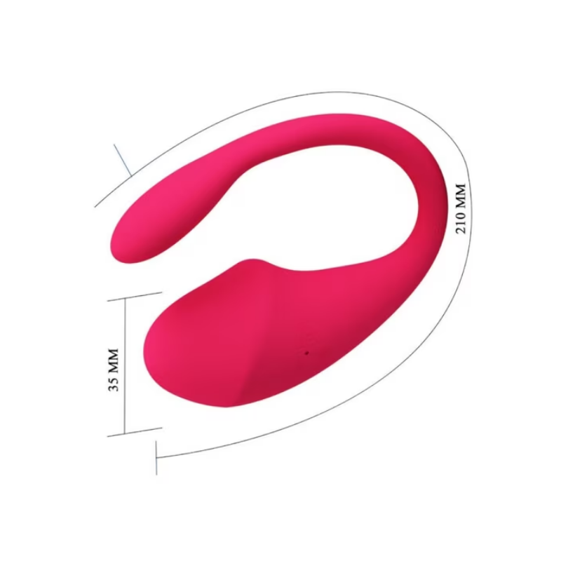Vibrador Inalámbrico con App Thalia Fucsia Romance