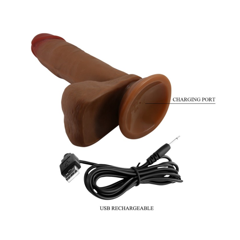 Abel Vibrador Realista con Movimiento