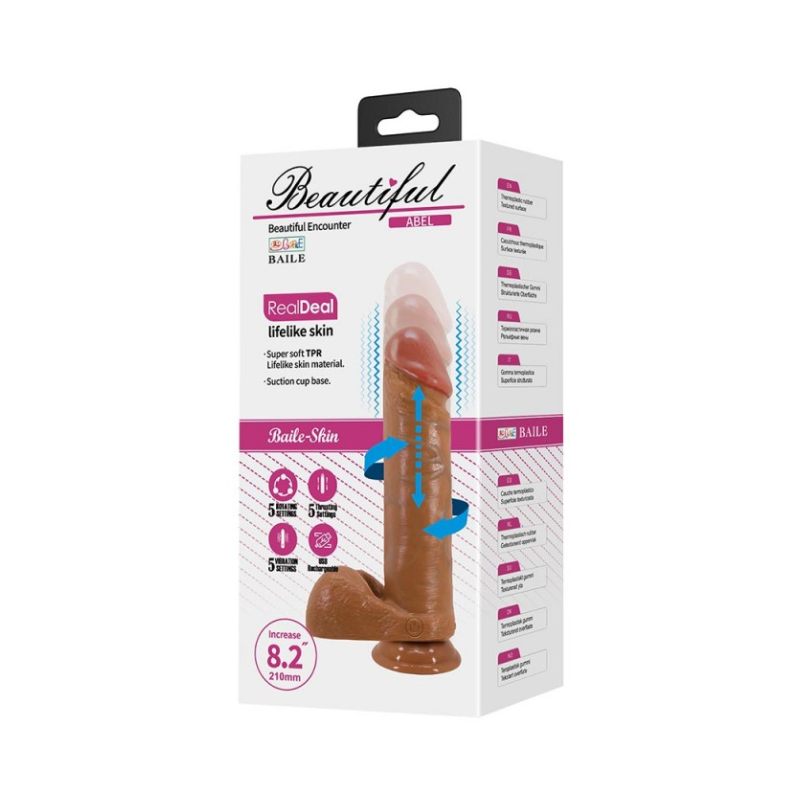 Abel Vibrador Realista con Movimiento