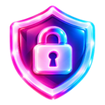Escudo neon de compra segura