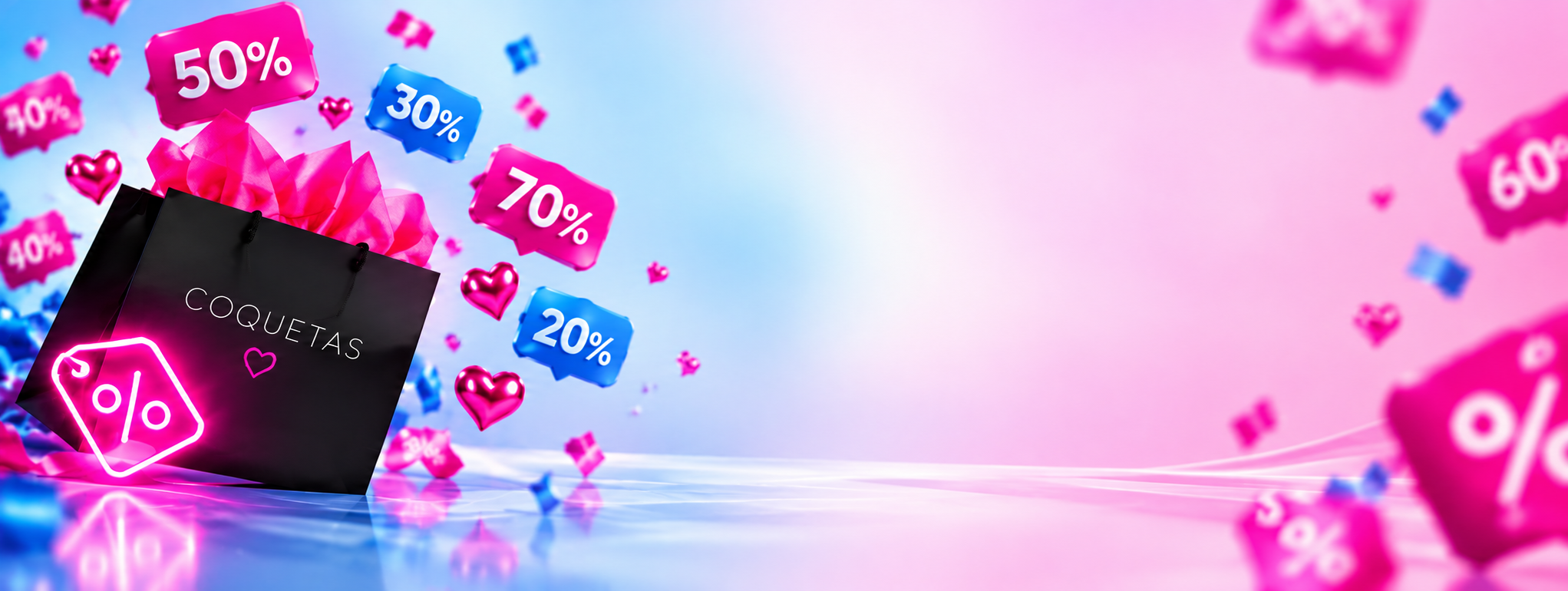 Ofertas Coquetas en Rosa y Azul